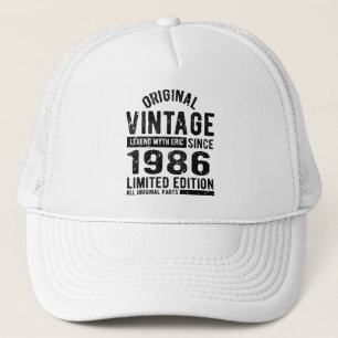 Boné Aniversário de 1986