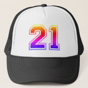 Boné aniversário de 21 anos