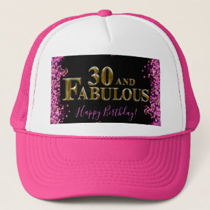 Boné Aniversário de 30 anos