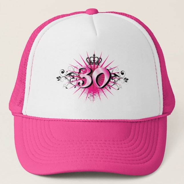 Boné Aniversário de 30 anos ou aniversário (Frente)