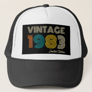 Boné aniversário de 40 anos Vintage 1983 Limited Editio