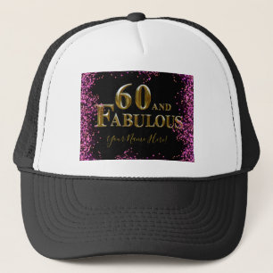 Boné Aniversário de 60 anos