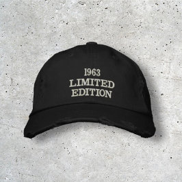 Boné Aniversário de 60 anos Golfista Edição Limitada En