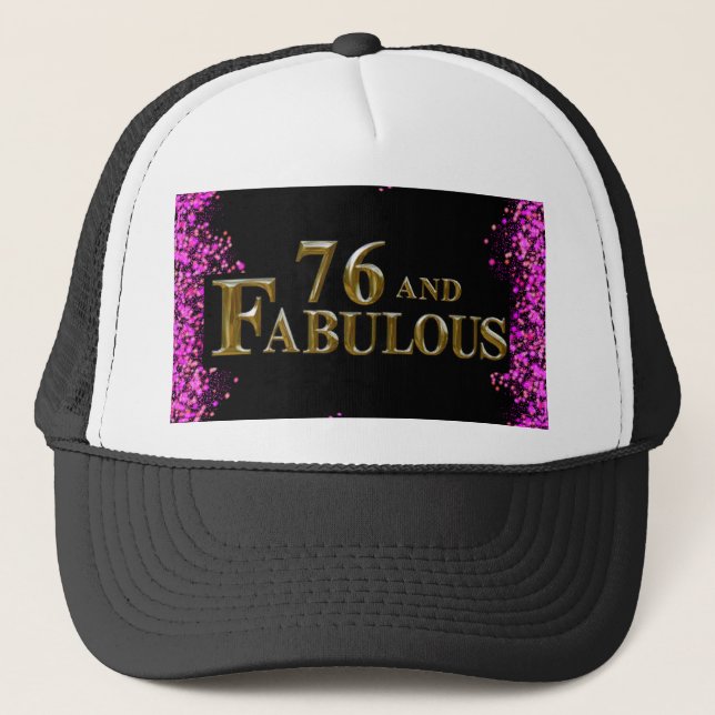 Boné Aniversário de 76 anos (Frente)