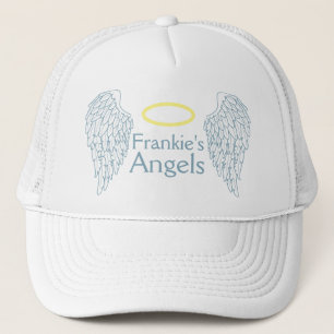 Boné Anjo Branco e Dourado Chapéu de Cavaleiro