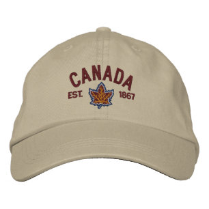 Boné Anniversário canadense Embroiderme canadense