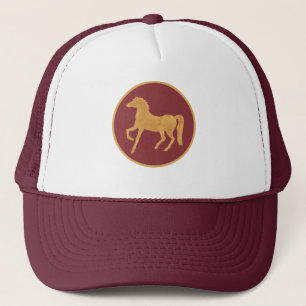 Boné Ano Chic do Cavalo, Maroon Trucker Hat