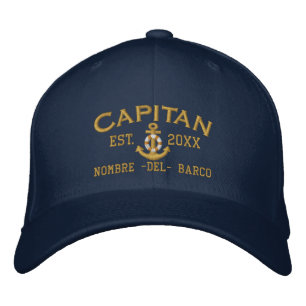 Boné Ano ESPANHOL e nome do EL Capitan no estilo