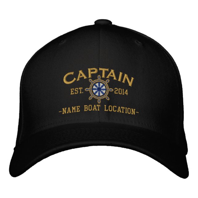 Boné Ano Personalizado e Nomes Capitão Roda (Frente)