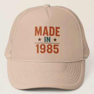 Boné Ano Vintage 1985 Cap – Estilo Clássico Retrô