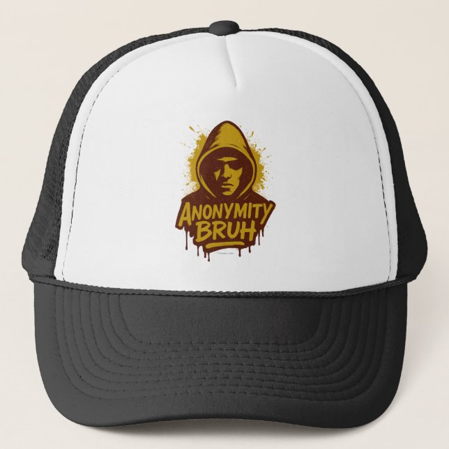 Boné Anonimato Bruh LOGO -  (Frente)