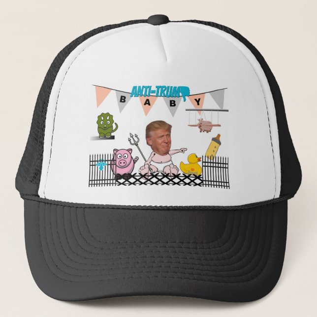 Boné Anti-Trump / Bebê, Trucker Hat (Frente)