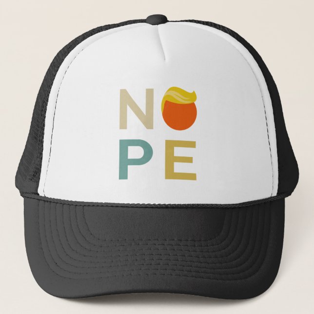 Boné Anti-Trump - Nope Edition III (Frente)