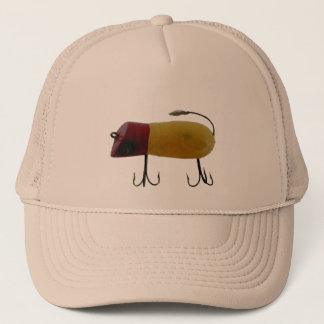 Boné antigo da pesca da atração da isca do vintage