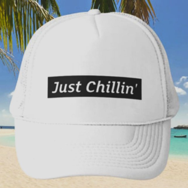 Boné Apenas Chillin' Trucker Hat (Criador carregado)