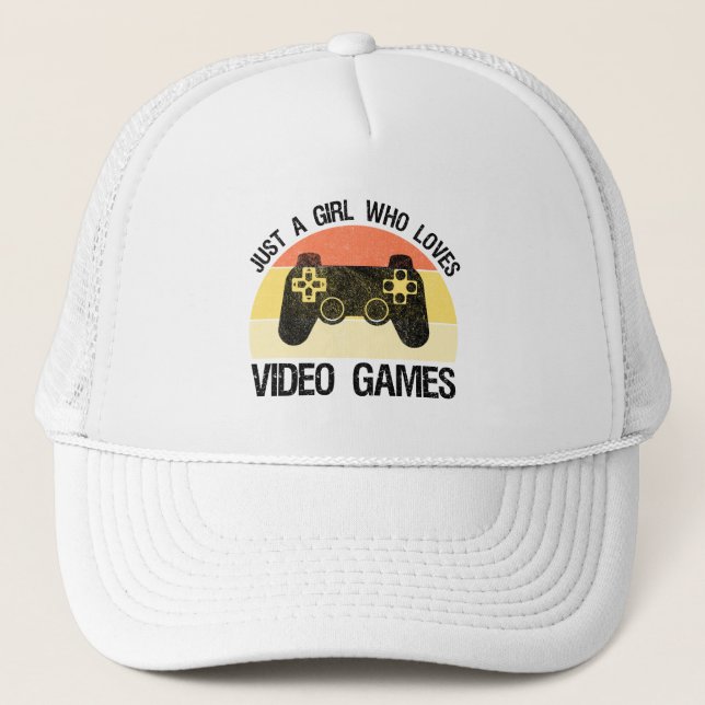 Boné Apenas Uma Garota Que Ama Video Games (Frente)