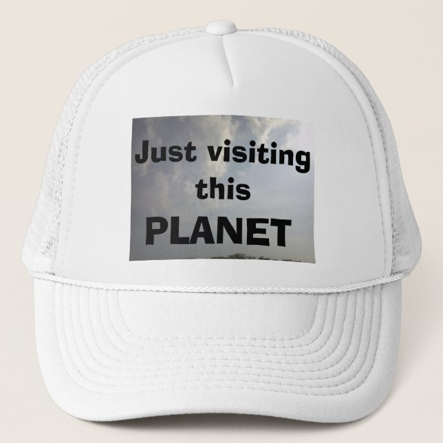 BONÉ APENAS VISITANDO ESTE CHAPÉU DE CAMINHÃO DO PLANET (Frente)