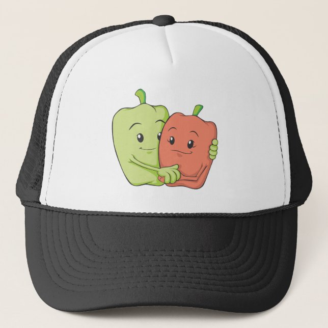 Boné Aperto de dois amantes da pimenta de Bell doce (Frente)