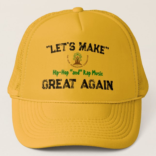 Boné Apoio A Programas De Música E Arte Para Jovens Onl (Frente)