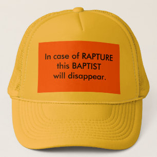 Boné Após o chapéu do baptista do êxtase
