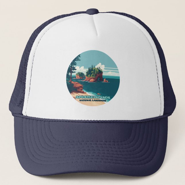 Boné Apostle Islands National Lakeshore Wisconsin Retro (Frente)