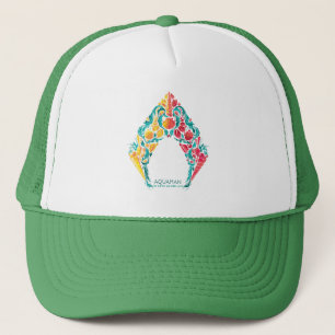 Boné Aquaman   Aquaman & logotipo temático do Seashell