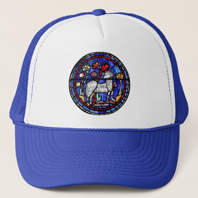 Boné Aries Gótico Windows Trucker Hat (Frente)