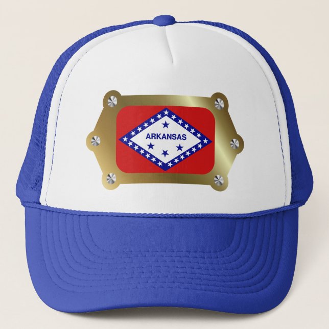 Boné Arkansas emoldurado Flag Hat (Frente)