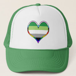 Boné Aro Pride Heart Trucker Hat