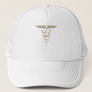Boné Art Deco Caduceus