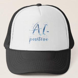 Boné Arte AI-Positive Text