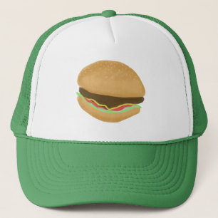 Boné Arte de Hambúrguer Cheeseburger