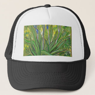 Boné Arte de Van Gogh Íris, reprodução acrílica