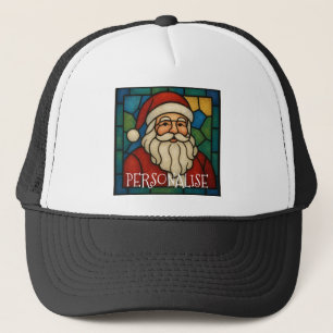 Boné Arte Deco de Vidro Colorido de Natal Personalizado