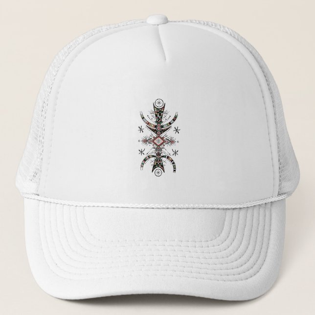 Boné Arte do Símbolo Tifinagh Amazigh – camiseta Berber (Frente)
