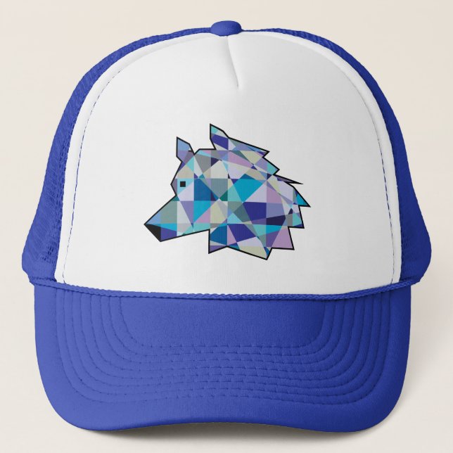 Boné Arte gráfica original do Wolf Head | Perfil de ros (Frente)