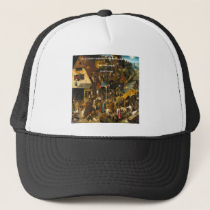 Boné Arte Holandesa do Século XVI e Provérbio Famoso