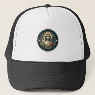 Boné Artista Digital Jesus Camiseta de Arte para iPad I