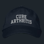 Boné "Artrite Cura" - Chapéu Bordado<br><div class="desc">"Artrite Cura" - Chapéu Bordado. Quer mudar? Basta adicionar seu próprio texto! Se precisar de assistência, clique em qualquer um dos links "entre em contato comigo" em minhas galerias!</div>