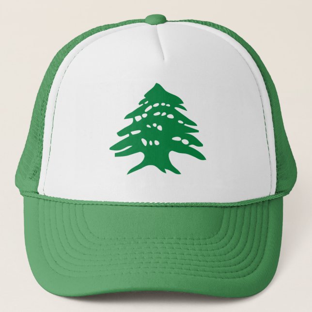 Boné Árvore de cedro verde de Líbano (Frente)