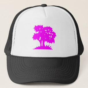 Boné Árvore de desenho - magenta