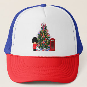 Boné Árvore de Natal Euro British Europe, excelente Bri