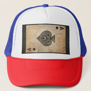 Boné Ás de espadas travesseiro decorativo