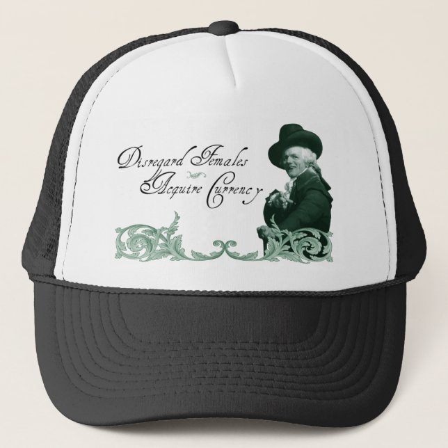 Boné As fêmeas da negligência, adquirem a moeda (Frente)