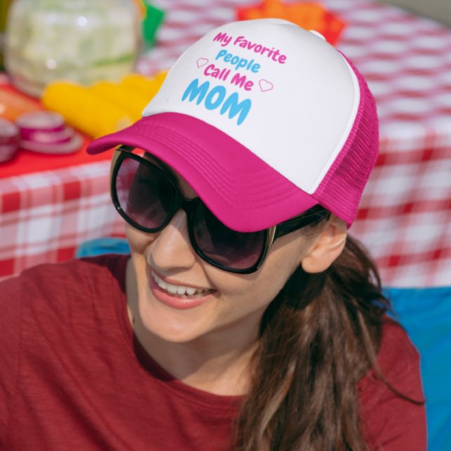 Boné As minhas Pessoas favoritas chamam-me mãe (Criador carregado)