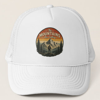 Boné As Montanhas Estão Chamando – Caminhada Vintage