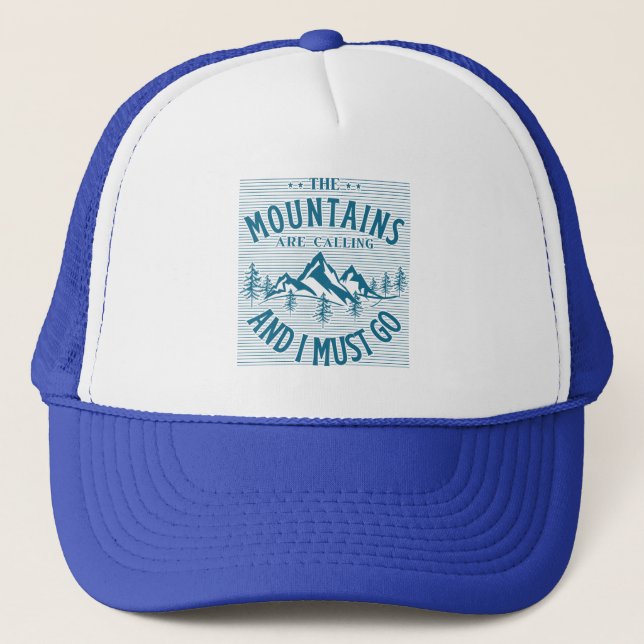 Boné As Montanhas Estão Chamando E Eu Devo Ir (Frente)
