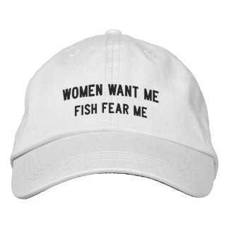 Boné As Mulheres Querem Que Eu Peixe Me Medo