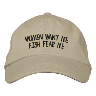 Boné As Mulheres Querem Que Eu Peixe Me Medo
