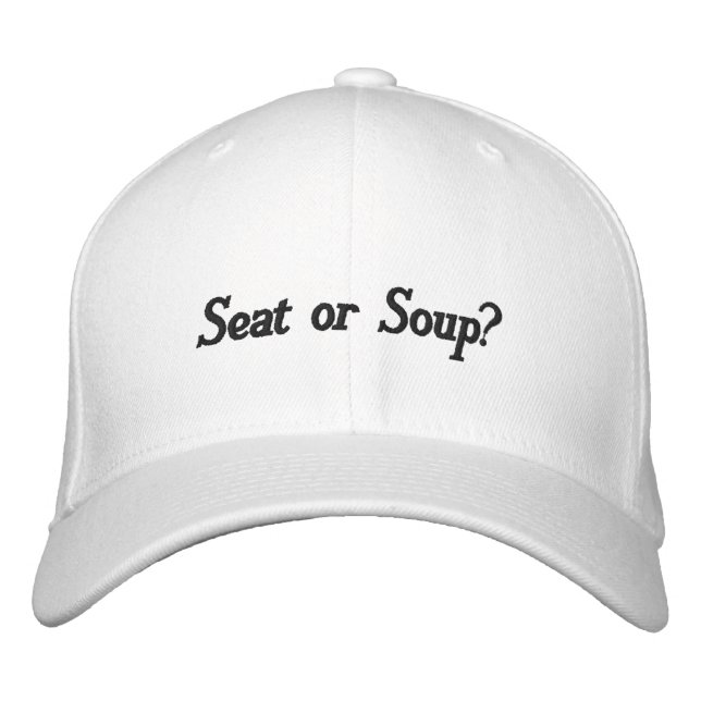 Boné Assento ou Sopa? (Frente)